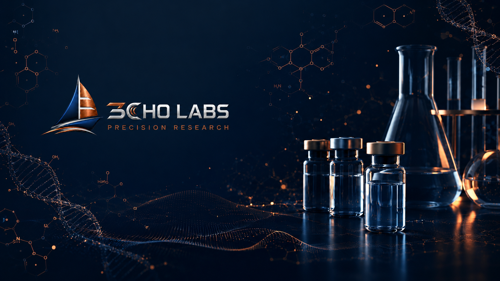 3CHO Labs precision research laboratory banner